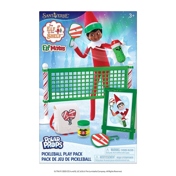 The Elf on the Shelf Other - NWT Elf on the Shelf Elf Mates Polar Props Pickleball Play Back Set